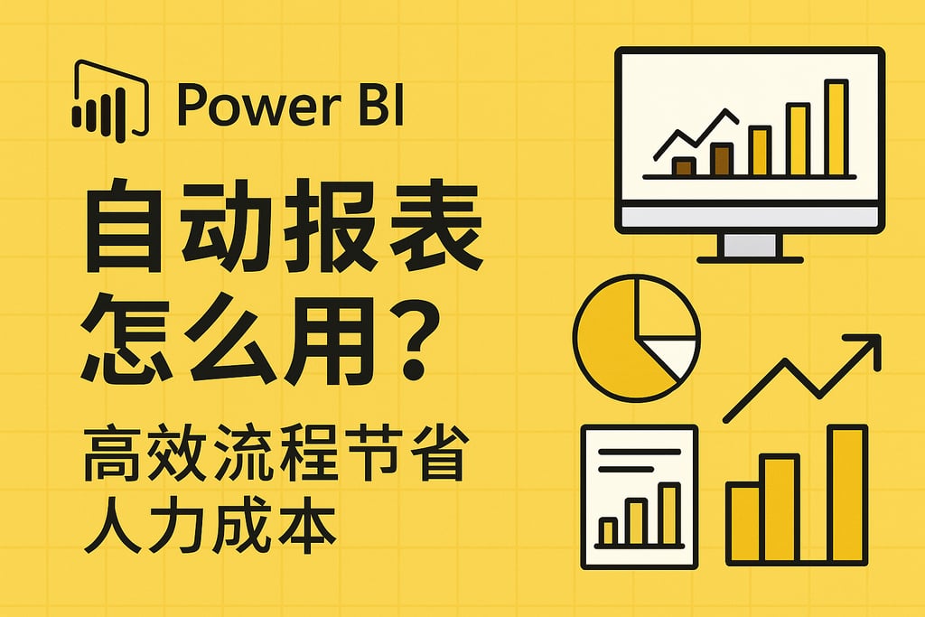 Microsoft Power BI自动报表怎么用？高效流程节省人力成本